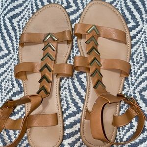 chevron sandals